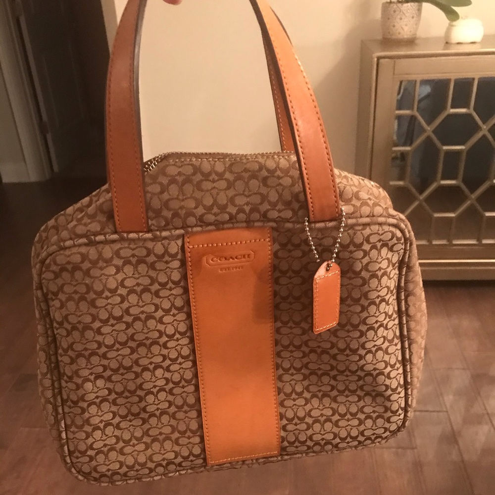 Coach toiletry travel bag